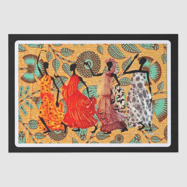 afrozentrisch seidenpapier (Vorderseite)