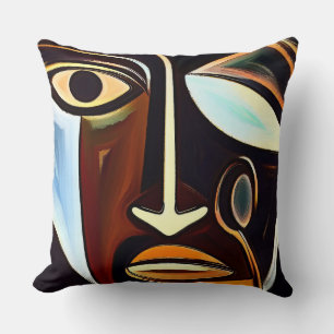 Afrozentrische Abstrakte Kunst Kissen