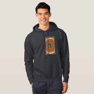 Afrozentrische Dunkelgraumänner Hoodie