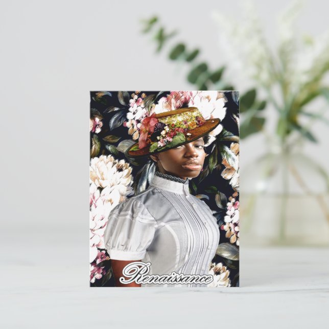 Afrozentrische Postkarte (Stehend Vorderseite)