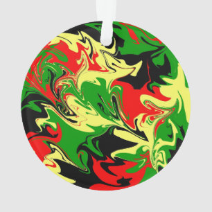 Afrozentrische Wirbel Ornament