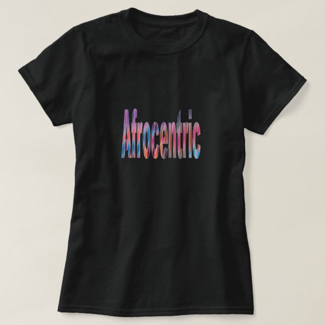 Afrozentrischer T - Shirt (Design vorne)