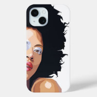 Afrozentrisches iPhone 15 Fall