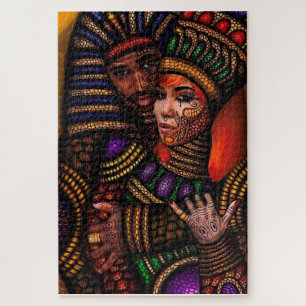 Afrozentrisches King and Queen Puzzle
