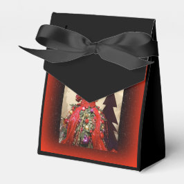 Afrozentrisches Kleid Form Mannequin Weihnachtsbau Geschenkschachtel