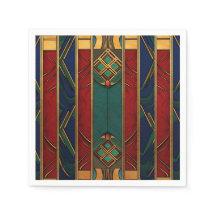 Afrozentrisches Musterpapier Napkins