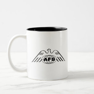 AFS-Logo 1969 Zwei-Tone-Tasse, 11 oz Zweifarbige Tasse