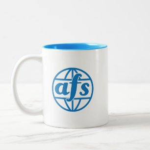 AFS-Logo 1972 Klassische Tasse, 11 oz Zweifarbige Tasse