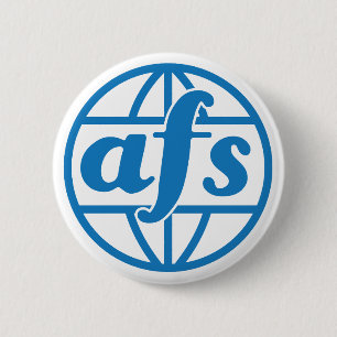 AFS-Logo 1972 Runder Button, groß, 3 Zoll Button