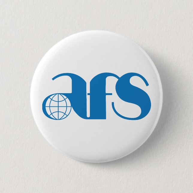 AFS-Logo 1976 Runder Button, groß, 3 Zoll Button (Vorderseite)