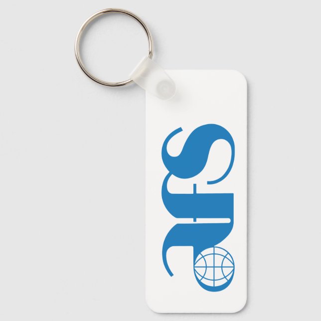 AFS Rechteckiger Schlüsselanhänger (Vorderseite)