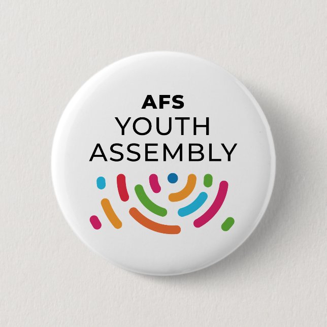AFS Youth Assembly Button (Vorderseite)