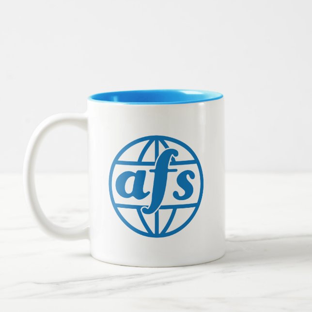 AFS Zwei-Tonen-Tasse Zweifarbige Tasse (Links)