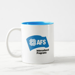 AFS Zwei-Tonen-Tasse Zweifarbige Tasse