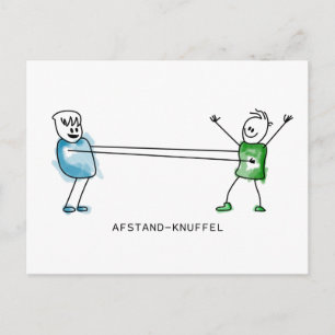 AfStand-Knuffel Postkarte