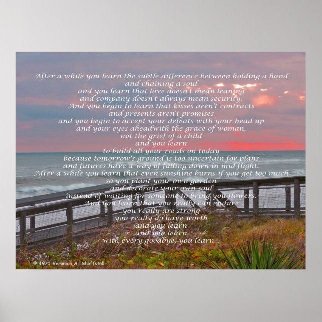 AFTER AWHILE POSTER (Vorne)