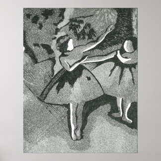 after Dagas etching Print Poster