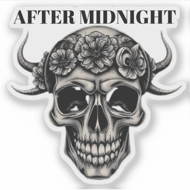 AFTER MIDNIGHT AUFKLEBER (Vorderseite)