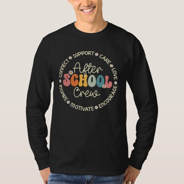 After School Crew Appreciation Week Back to School T-Shirt (Vorderseite)
