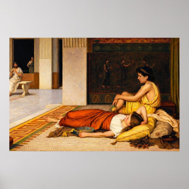 After the Dance by John William Waterhouse Poster (Vorne)