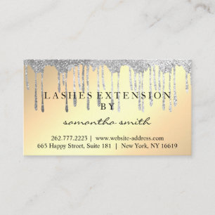 Aftercare Instructions Lash Gold Tropfens Spark Visitenkarte