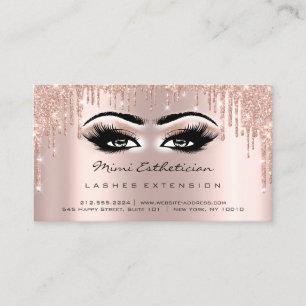 Aftercare Instructions Lash Rose Drips Eyes Augean Visitenkarte