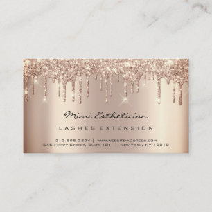 Aftercare Instructions Lash Rose Tropfen QR Code Visitenkarte