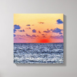 Afterglow Over the Mediterranean Cyprus Horizon -  Leinwanddruck