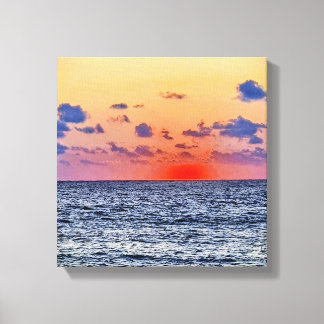 Afterglow Over the Mediterranean Cyprus Horizon -  Leinwanddruck