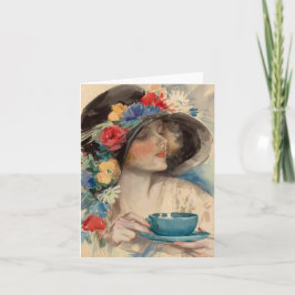 Afternoon Tea - Harrison Fisher Karte