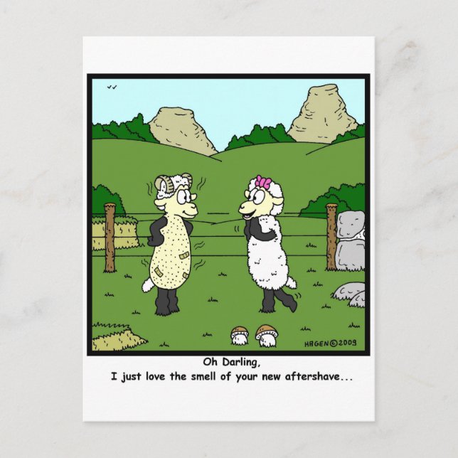 Aftershave Postkarte (Vorderseite)