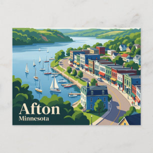 Afton USA Postkarte