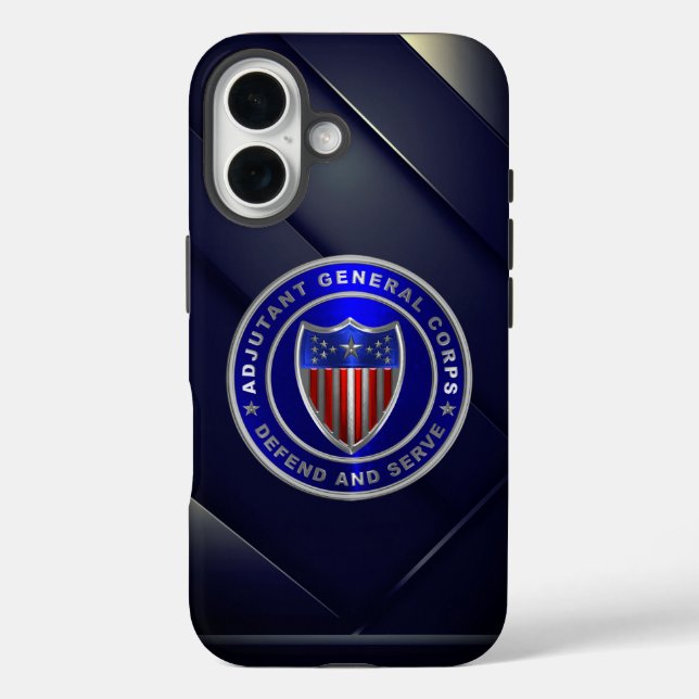 AG Adjutant General Corps iPhone 16 Hülle (Rückseite)