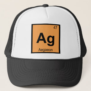 Ag - Aegaeon Griechische Chemie Periodensymbol Truckerkappe