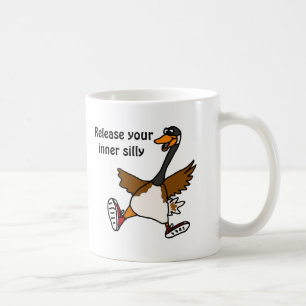 AG, geben Sie Ihr inneres albernes - Gans frei Kaffeetasse