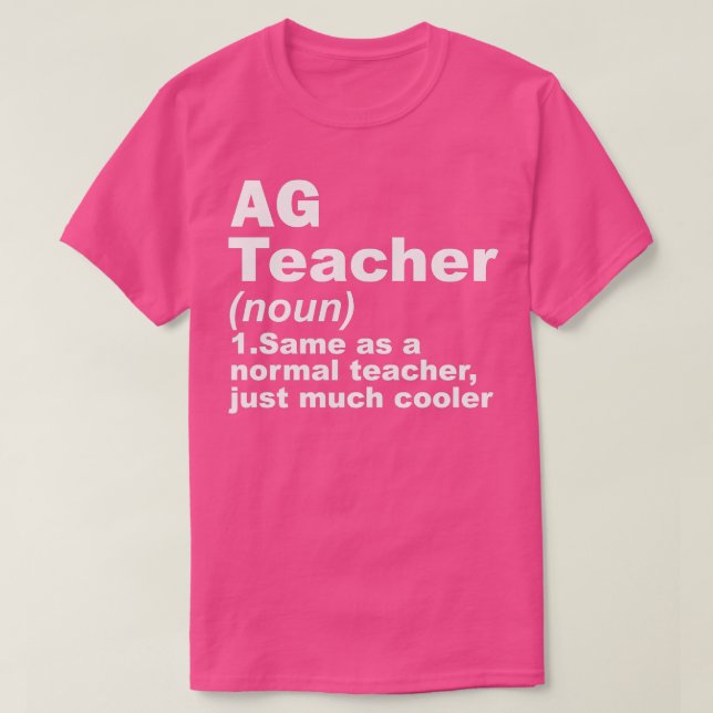 AG Lehrer gleich wie ein normaler Lehrer nur sehr  T-Shirt (Design vorne)