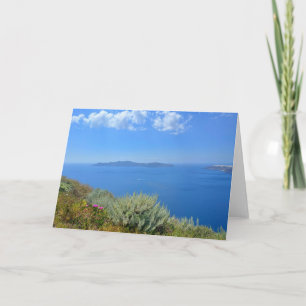 Ägäische Meeresküste Santorini Griechenland Karte