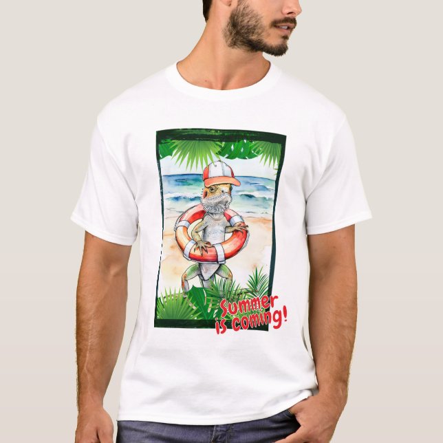 Agama "Der Sommer kommt!" T-Shirt (Vorderseite)