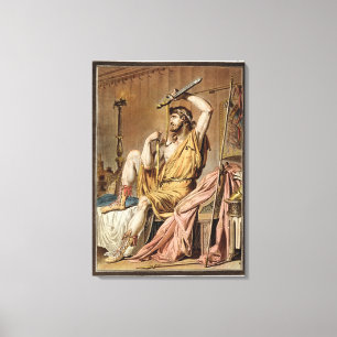 Agamemnon, Kostüm für "Iphigenia in Aulis" durch Leinwanddruck