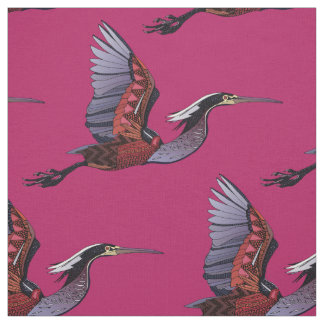 Agami heron cheron Stoff