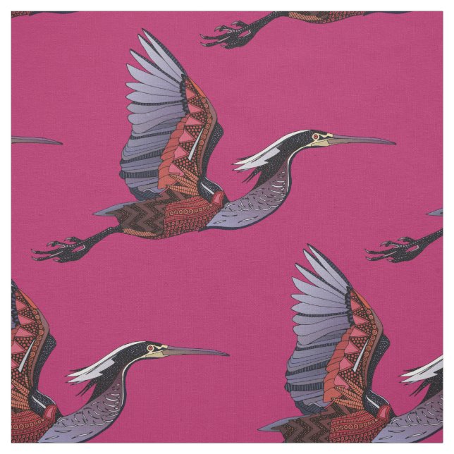 Agami heron cheron Stoff (Muster)