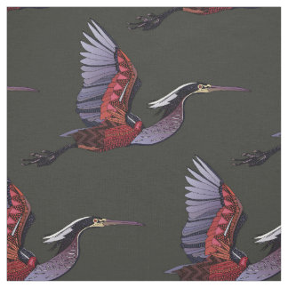 Agami heron dunkles Gewebe Stoff