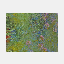 Agapanthus-Blume (von Claude Monet) Fußmatte
