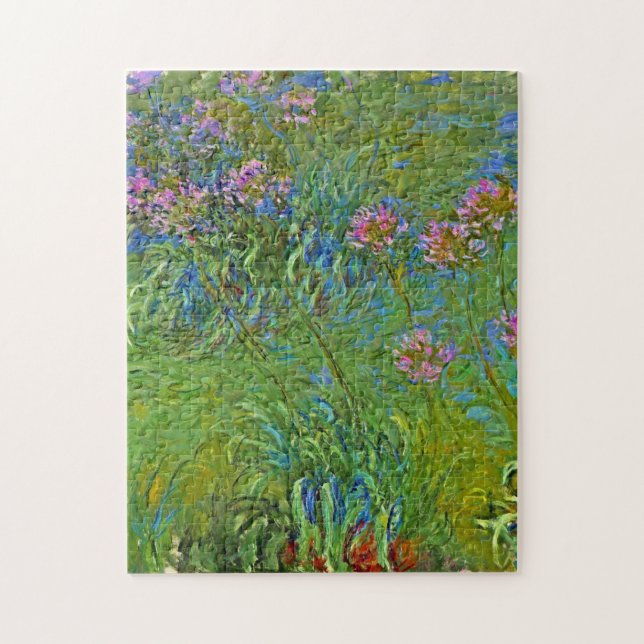 Agapanthus-Blume von Monet (Vertikal)