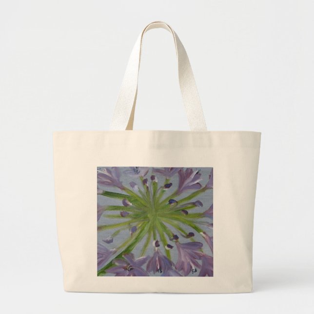 Agapanthus Jumbo Stoffbeutel (Vorne)