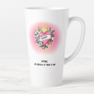 Agape-Liebe-Tattoo-Graffiti Milchtasse