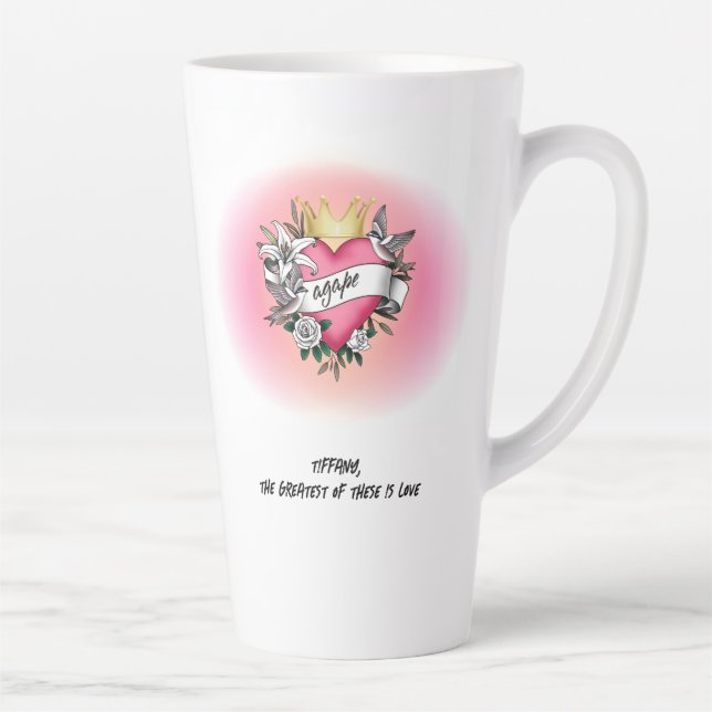 Agape Love Tattoo Graffiti Milchtasse (Rechts)