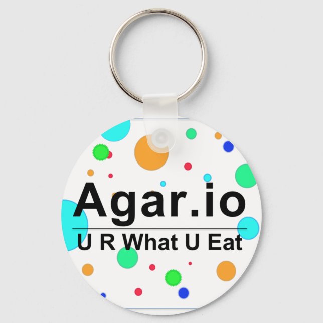 Agar.io Key Ring Schlüsselanhänger (Vorderseite)