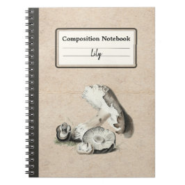 Agaricus Augustus Mushroom Personalisiert Comp Notizblock