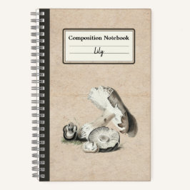 Agaricus Augustus Mushroom Personalisiert Comp Notizbuch